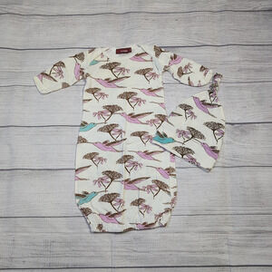 0/3m Milkbarn Hummingbird Gown & Hat